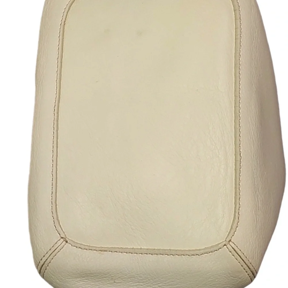 Coach Rugby Legacy Color Block Handbag Vintage Cream & Luggage Color Stripes - Picture 6 of 16